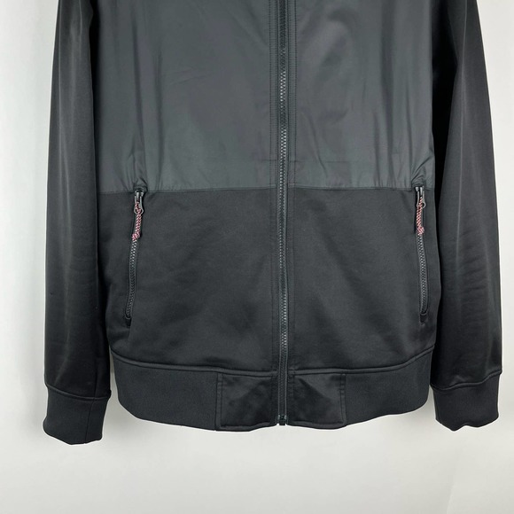 The North Face Men's Softshell Bomber Black Full Zip Jacket Size Medium - Picture 9 of 14